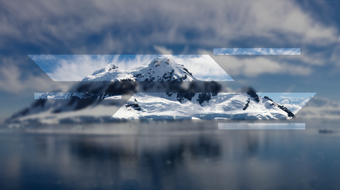 mountain, icsberg, ice, landscape