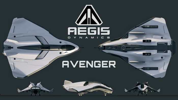 Aegis Dynamics, spaceship, Star Citizen, Avenger