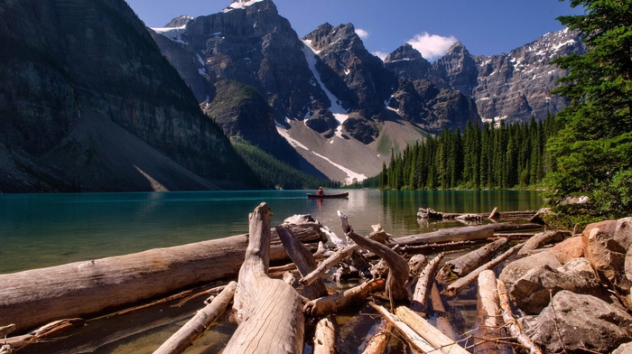 nature, lake, mountain, landscape