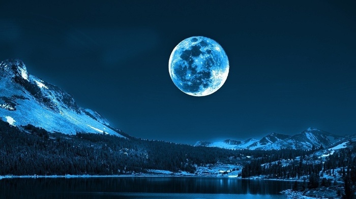 moonlight, moon