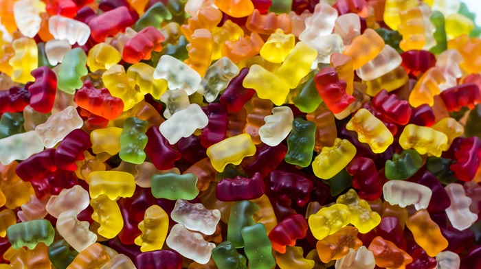 gummy bears, food, sweets