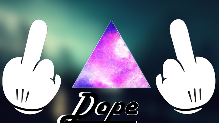 hand, dope, fingers, WTF, fuck, triangle