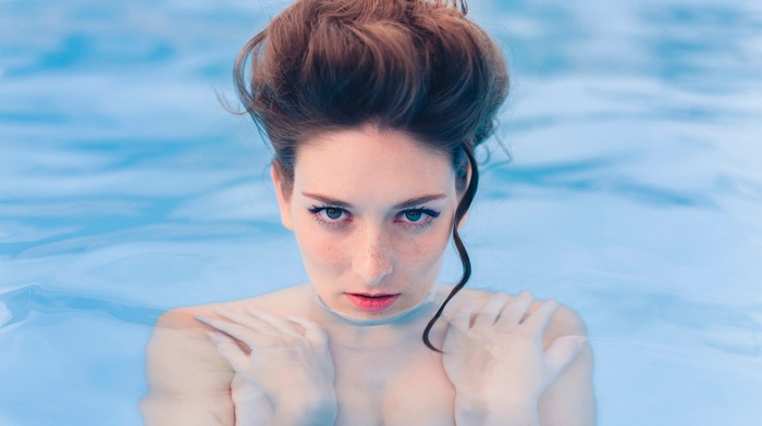swimming pool, model, girl