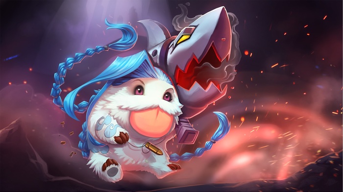 Jinx, League of Legends, Poro