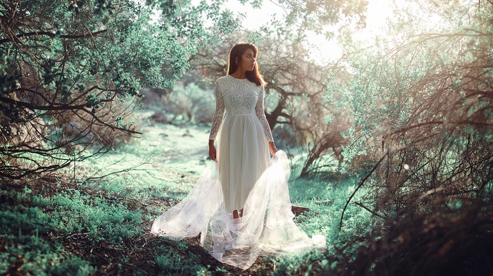 girl outdoors, model, girl