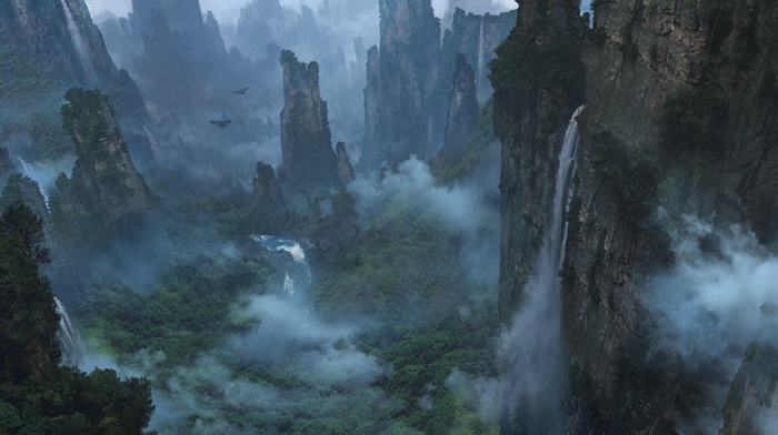 landscape, Avatar, valley, fantasy art