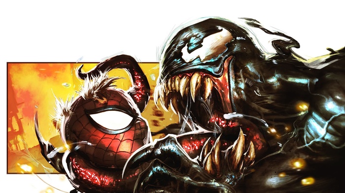 Venom, spider, man