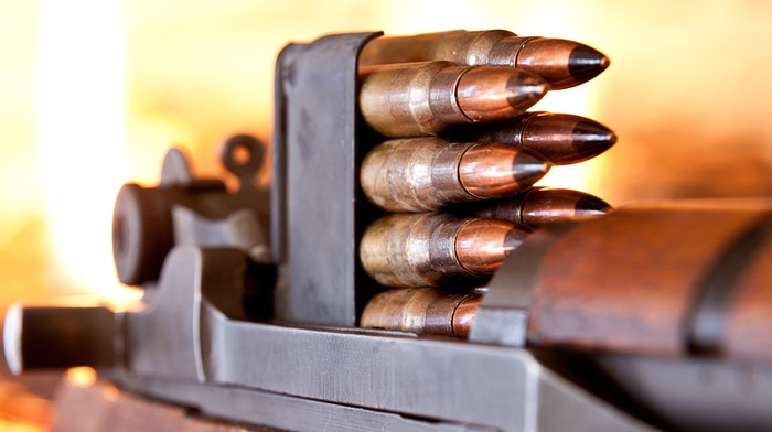 M1 Garand, gun, ammunition