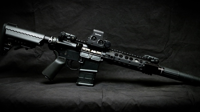black rifle, AR, 15, assault rifle
