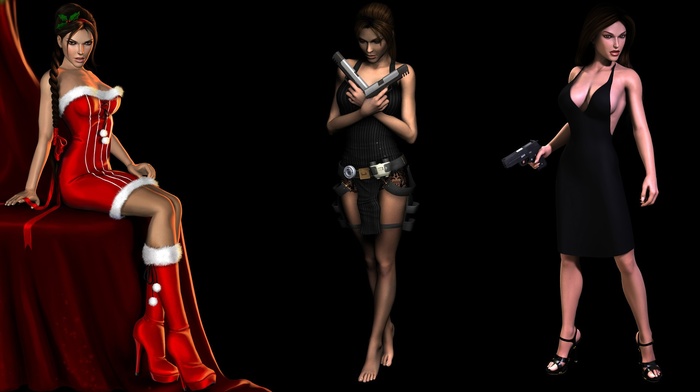 video games, Lara Croft, girl, Tomb Raider