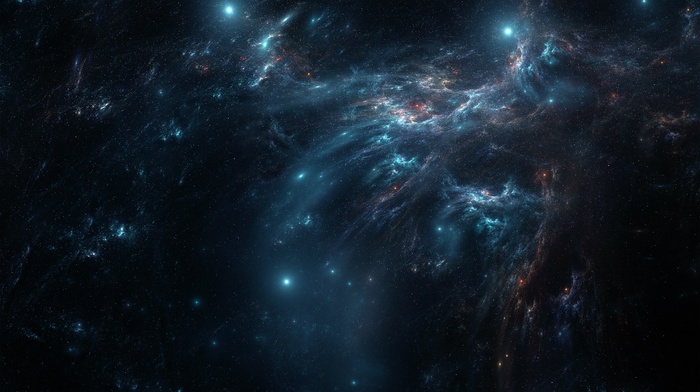 digital art, universe, nebula