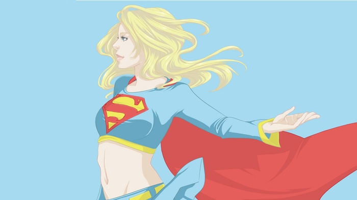 artwork, Supergirl
