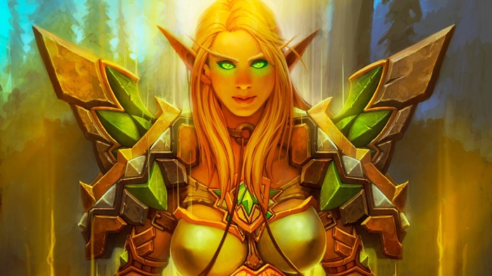 girl, Blood Elf, PC gaming, World of Warcraft