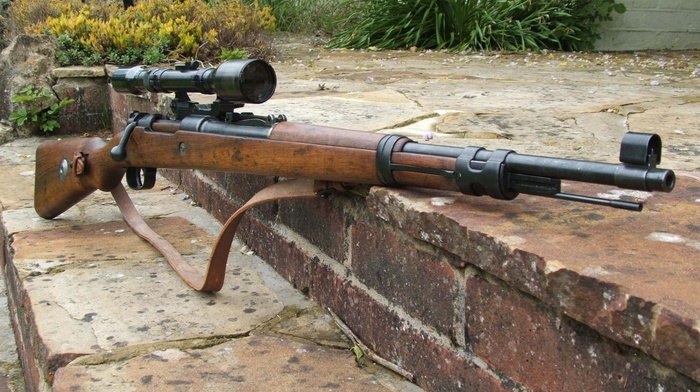 mauser, gun, rifles, Bolt action rifle, Mauser Kar98k