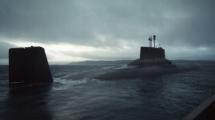 navy, Typhoon class nuclear submarine, military, submarine, Russian Navy