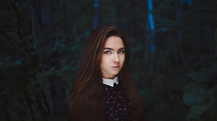 portrait, face, girl