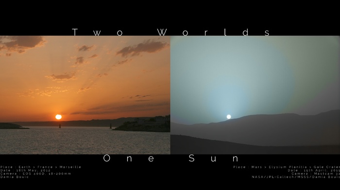 Mars, world, Sun