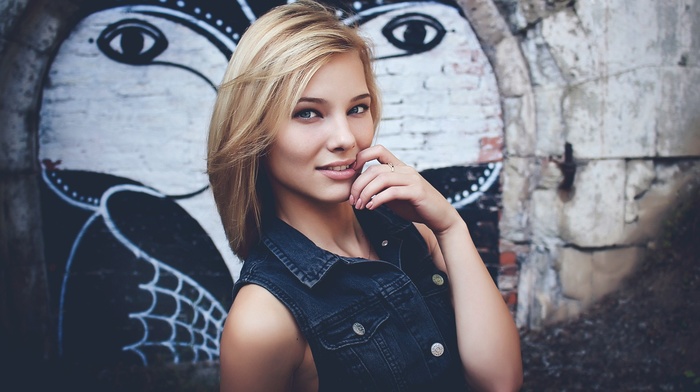 blonde, girl, Kristina Nevskaya