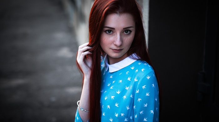 girl, face, portrait