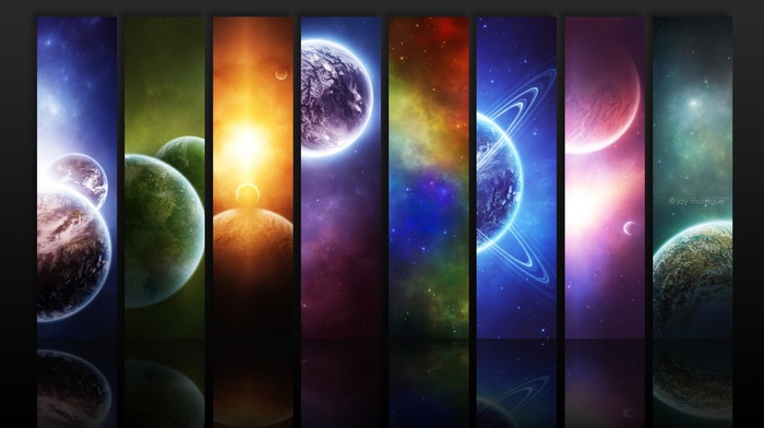 space, colorful, planet