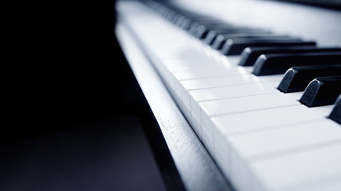 piano, depth of field, musical instrument