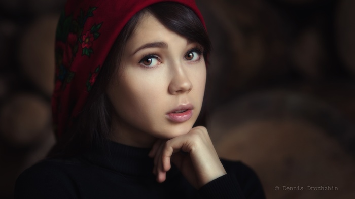girl, portrait, face
