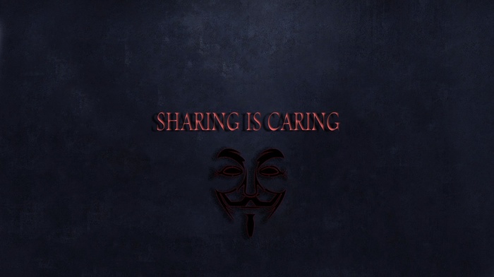 Anonymous, sharing is caring