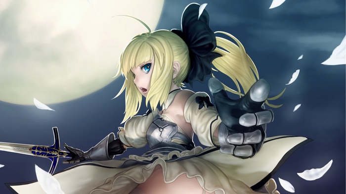 Saber Lily, fate series, anime, anime girls, Saber