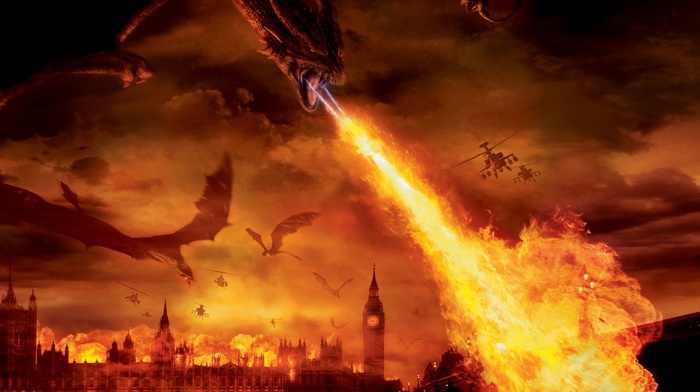 fire, London, dragon