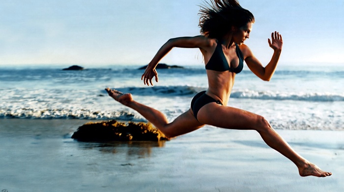 model, beach, girl