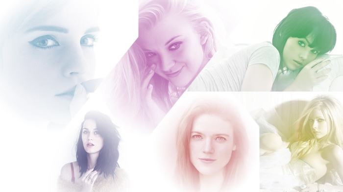 Avril Lavigne, Melissa Clarke, Katy Perry, rose leslie, Emma Watson