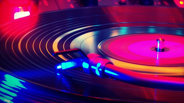 turntables, record players