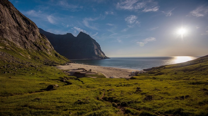 beach, nature, landscape