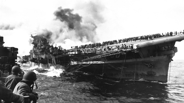 navy, smoke, history, World War II, military