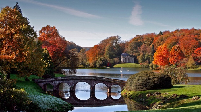 landscape, bridge