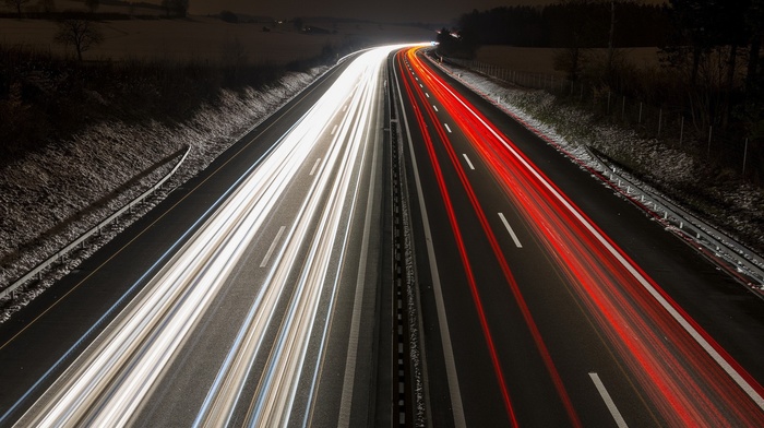 long exposure, road