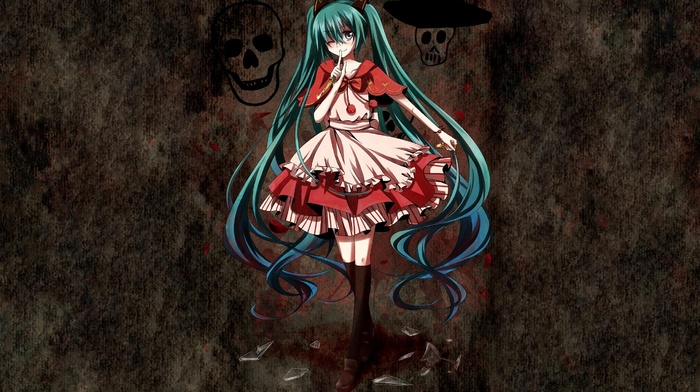 anime girls, Vocaloid, Hatsune Miku