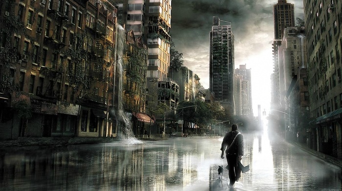 I Am Legend, apocalyptic, water