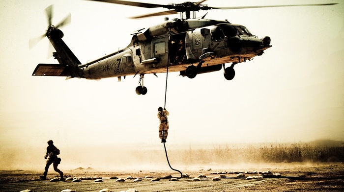 soldier, helicopters, military, United States Navy