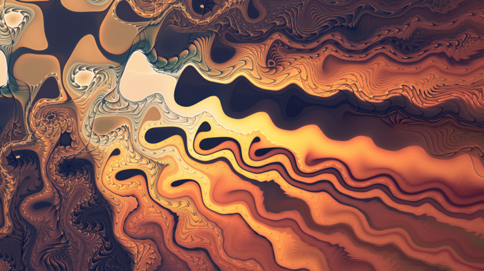 fractal, abstract, waves