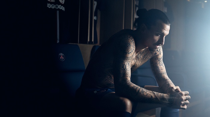 tattoo, Paris Saint, Germain, Zlatan Ibrahimovic, men, footballers, soccer