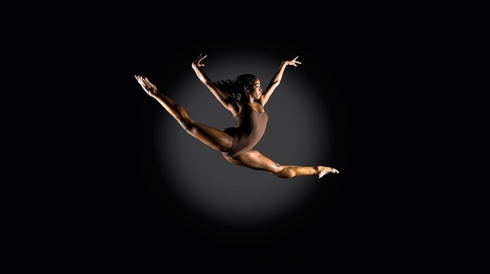 ballerina, leotard, splits, girl