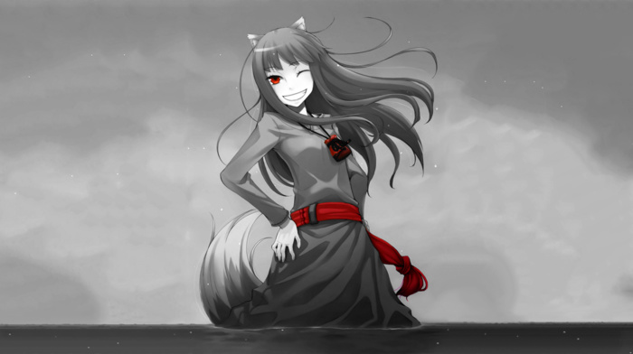 Spice and Wolf, anime, anime girls, Holo