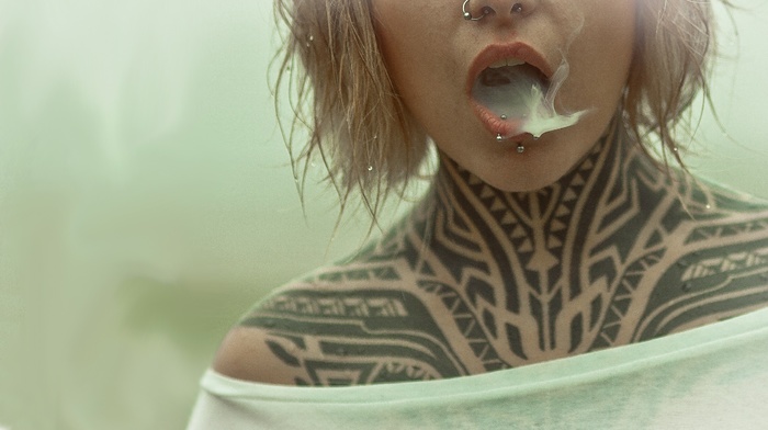 smoking, piercing, tattoo