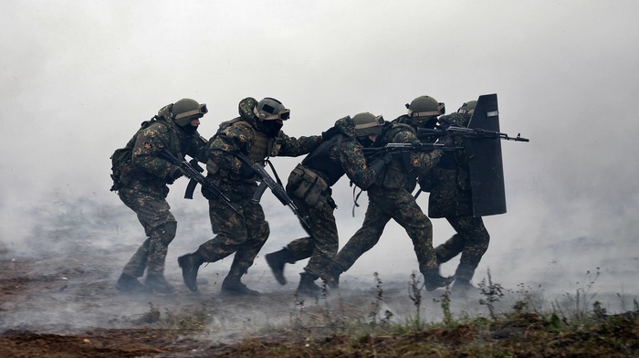 smoke, special forces, soldier, Russia, Russian Army, russian, Spetsnaz, military