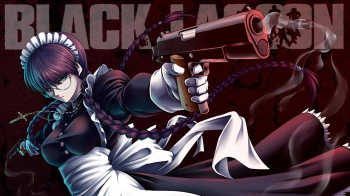 Black Lagoon, anime, gun