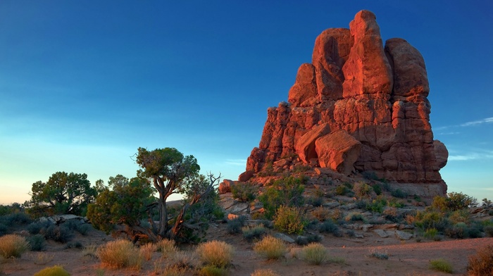 rock, landscape, nature