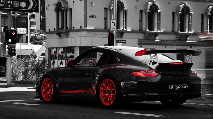 street, Porsche GT3RS, car