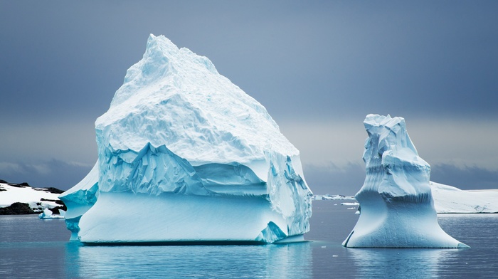 iceberg, sea, Arctic