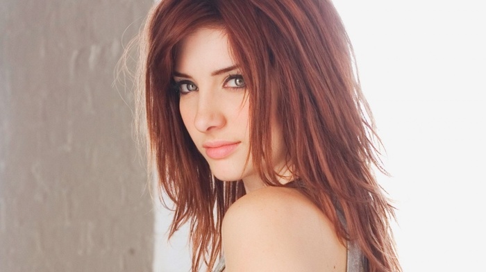 looking at viewer, Susan Coffey, face, eyes, long hair, simple background, girl